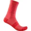 Castelli Superleggera Womens 12 Socks in Pink
