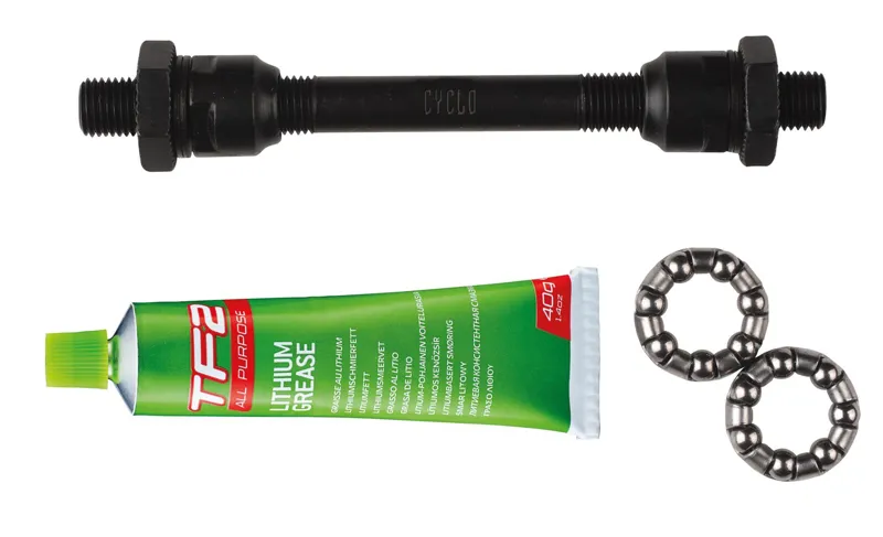 Weldtite 10x 140mm Hollow Quick Release Axle Grease Hub Cage