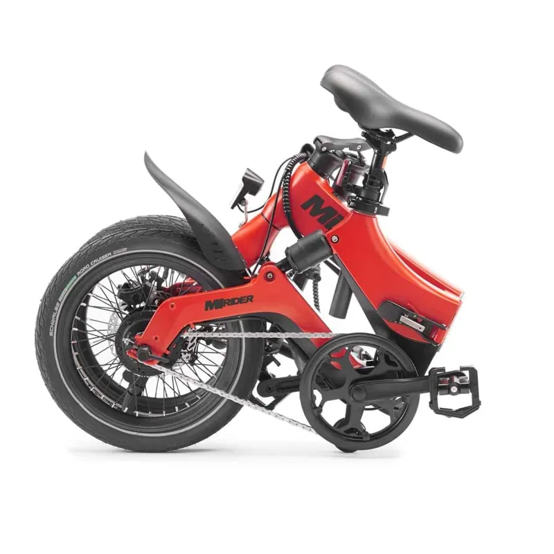MiRider One Electric Folding Bike in Eclipse Red-1