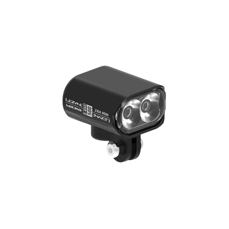 Lezyne Ebike Micro Drive High Volt 500 Front Light in Black 