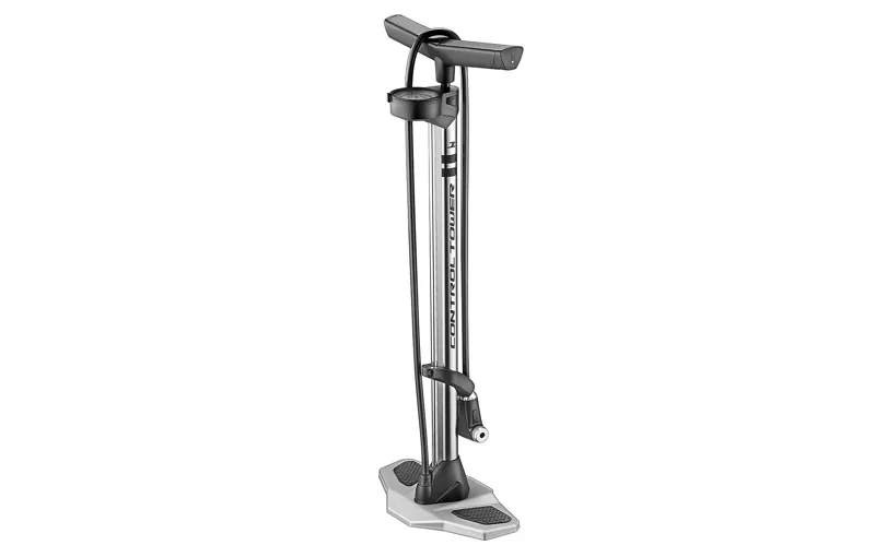 2017 Giant Control Tower 1+ Track Pump in Silver