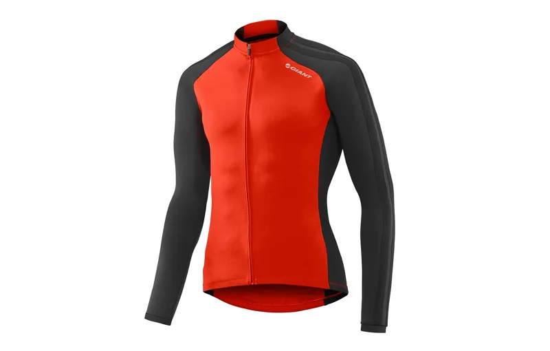 Giant Tour Ls Thermal Jersey in Red/Black