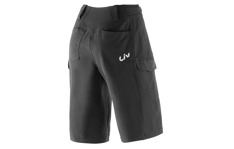 Liv Passo Women's Baggy Shorts in Black-1
