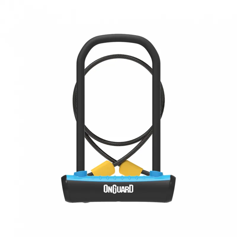 Onguard Neon U-Lock + Cable Blue 11mm 230mm
