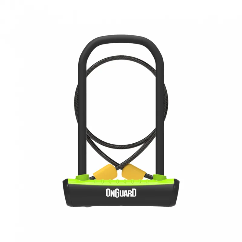 Neon U-Lock + Cable Green 11mm 230mm