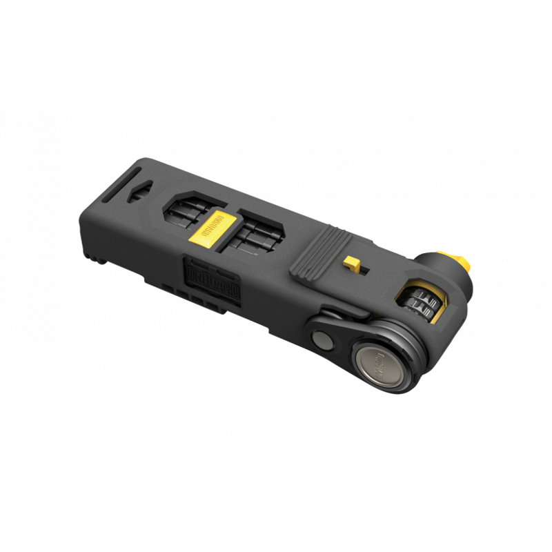 Onguard Link Plate Lock K9 Combo Black/Yellow-2
