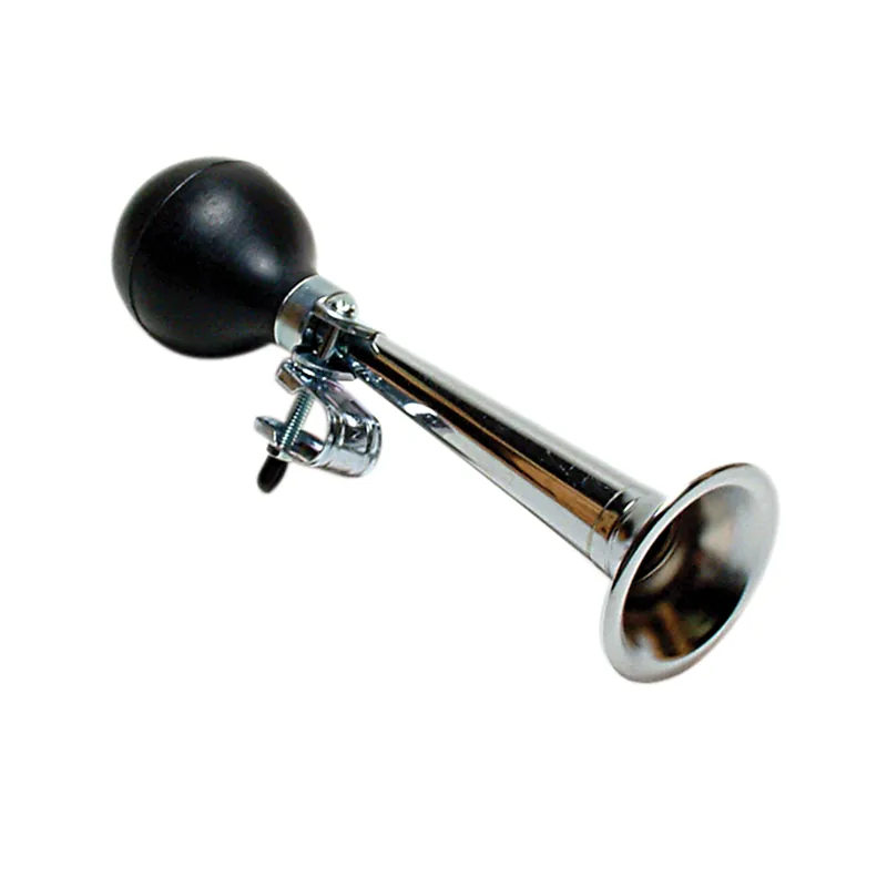 Oxford 9 inch Bulb Horn in Silver