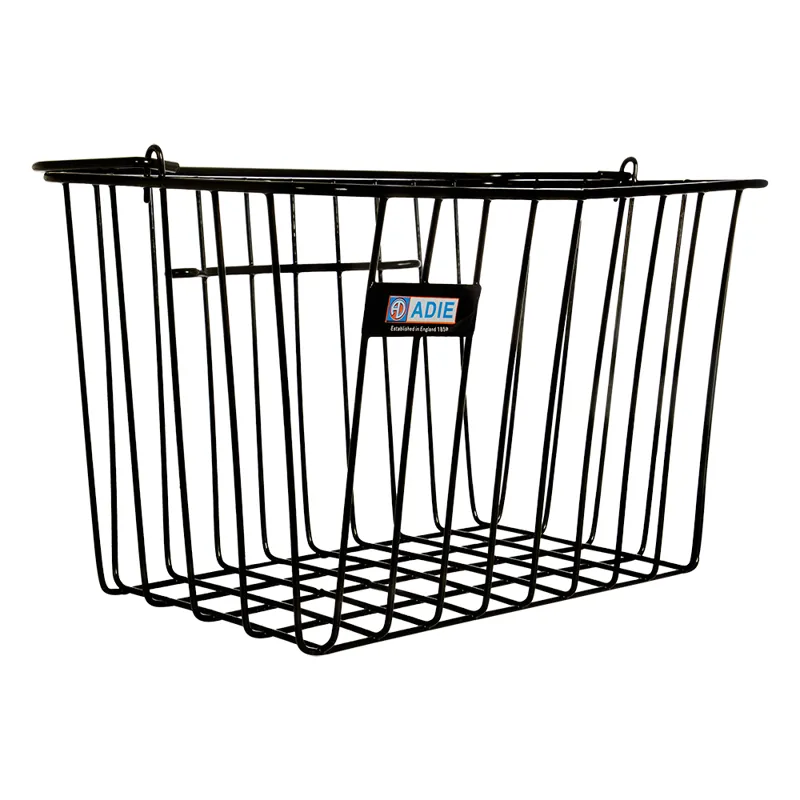 Weldtite Adie Front Wire Basket w/ATB Hanger in Black