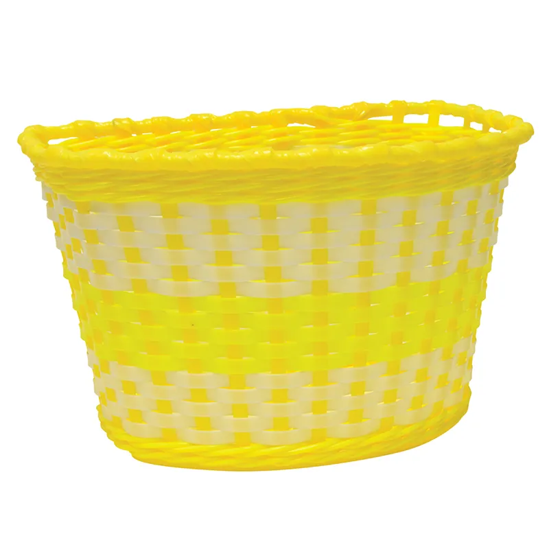 Oxford Junior Woven Basket in Yellow