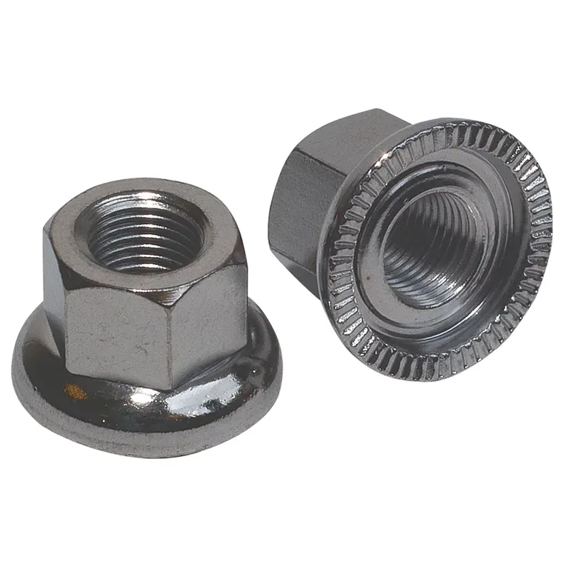 Weldtite 9mm Track Nuts in Silver