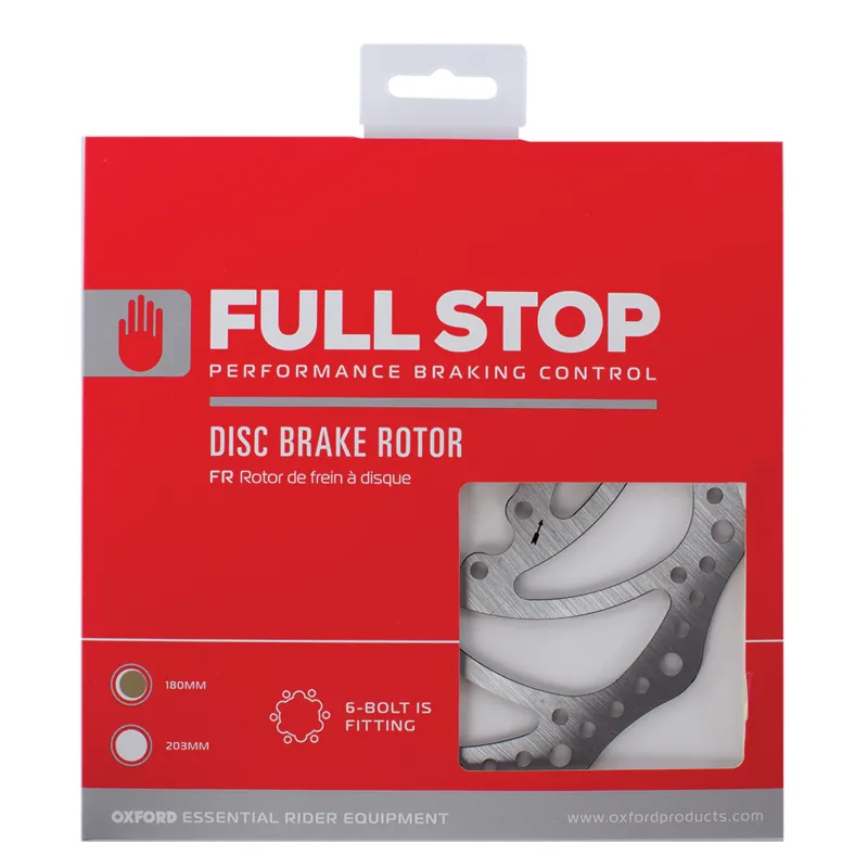 Oxford FullStop 180mm Brake Disc Rotor