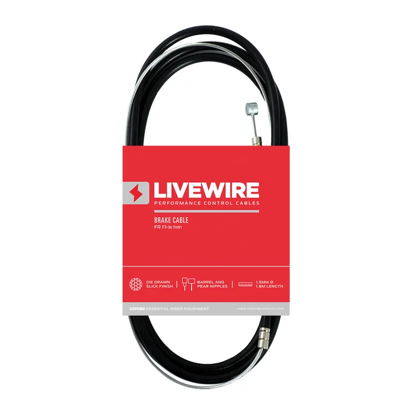 Oxford LiveWire Stainless Steel Brake Cable