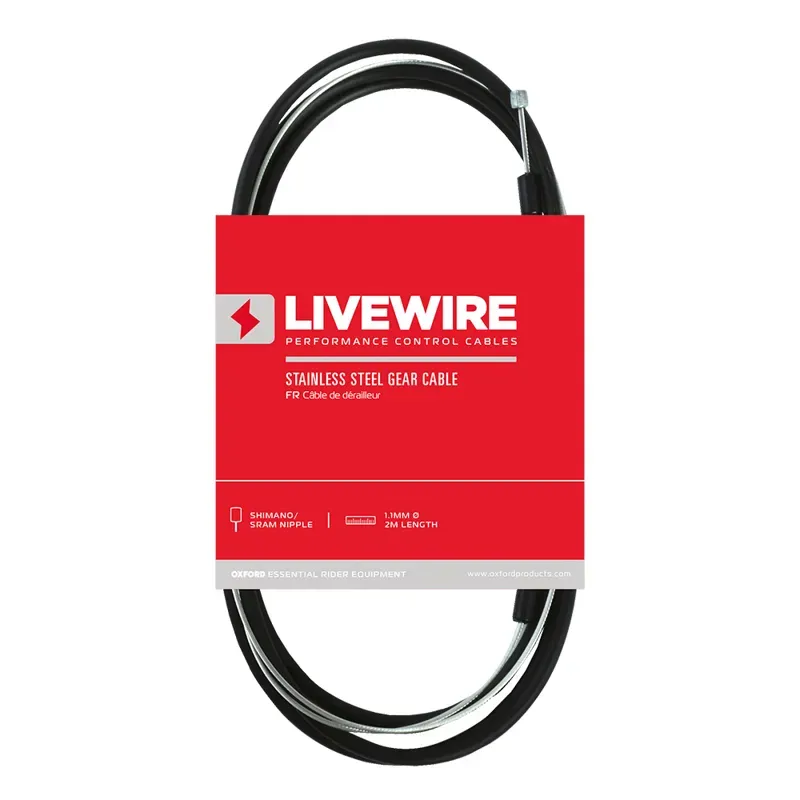 Oxford LiveWire Stainless Steel Gear Cable