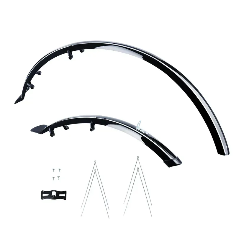 Oxford 700c Hybrid 56mm Mudguard Set in Black