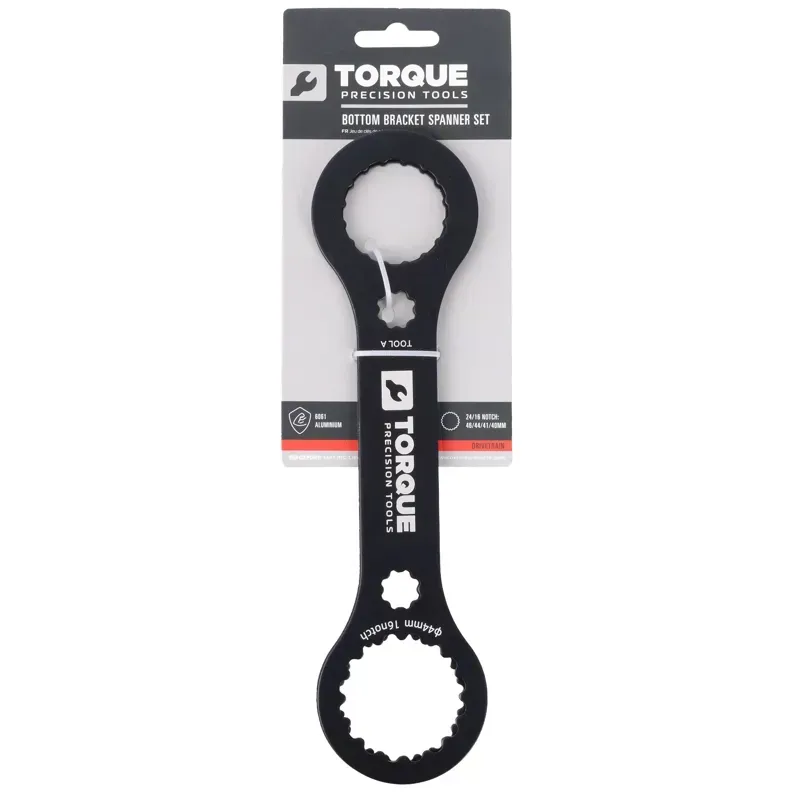 Oxford Torque Bottom Bracket Spanner Set in Black