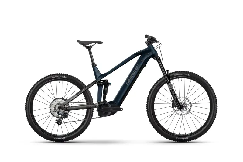 Haibike Allmtn 6 eMountain Bike in Ocean Black/Grey