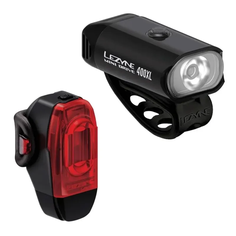Lezyne - Mini Drive 400xl / Ktv Drive+ - / Black pair