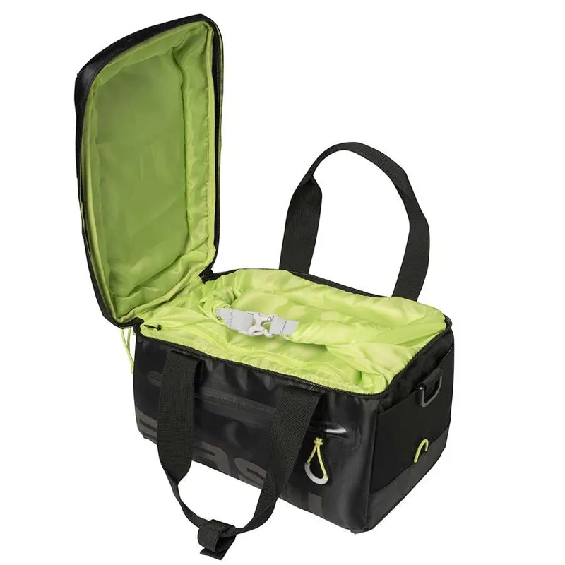 Basil Miles 7l Trunkbag in Black/Lime-1