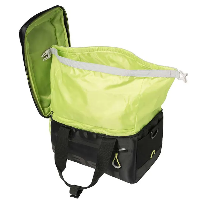 Basil Miles 7l Trunkbag in Black/Lime-2