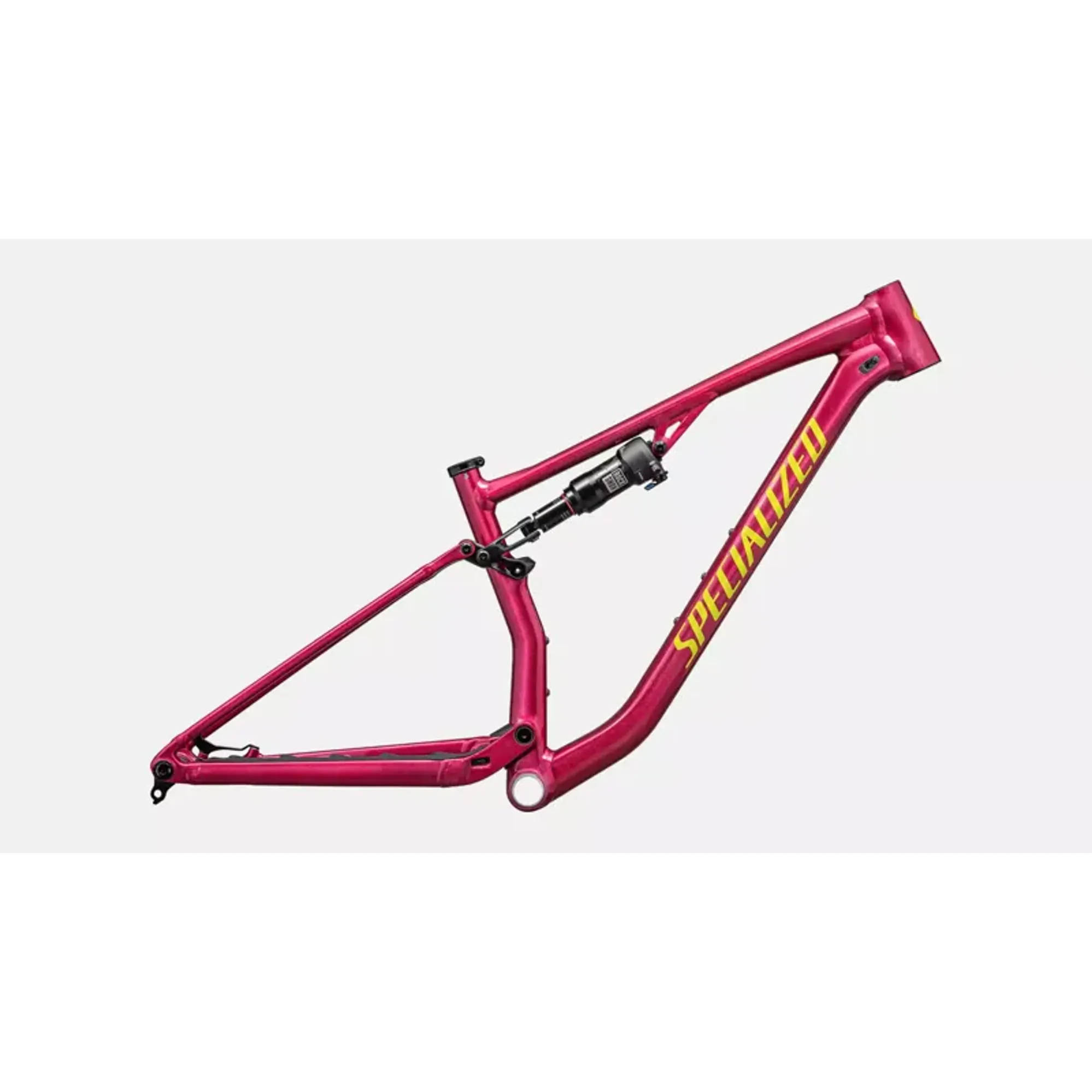 Specialized Chisel Mountain Bike Frameset In Gloss Rebel Pink Tint Organic Brushed Satin Ion Metallic