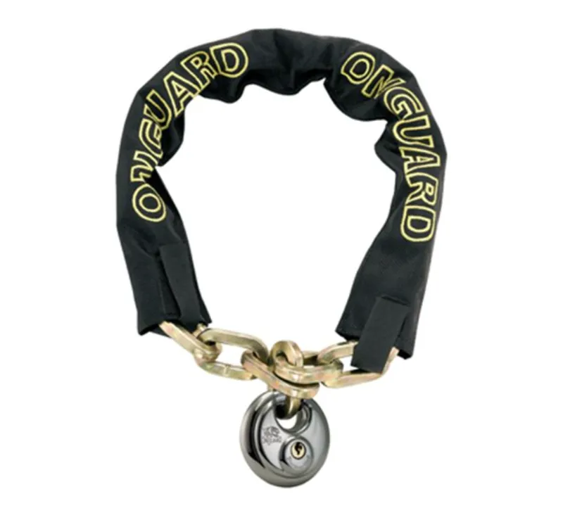OnGuard Mastiff 8022D 800x8mm Chain Lock in Black/Yellow