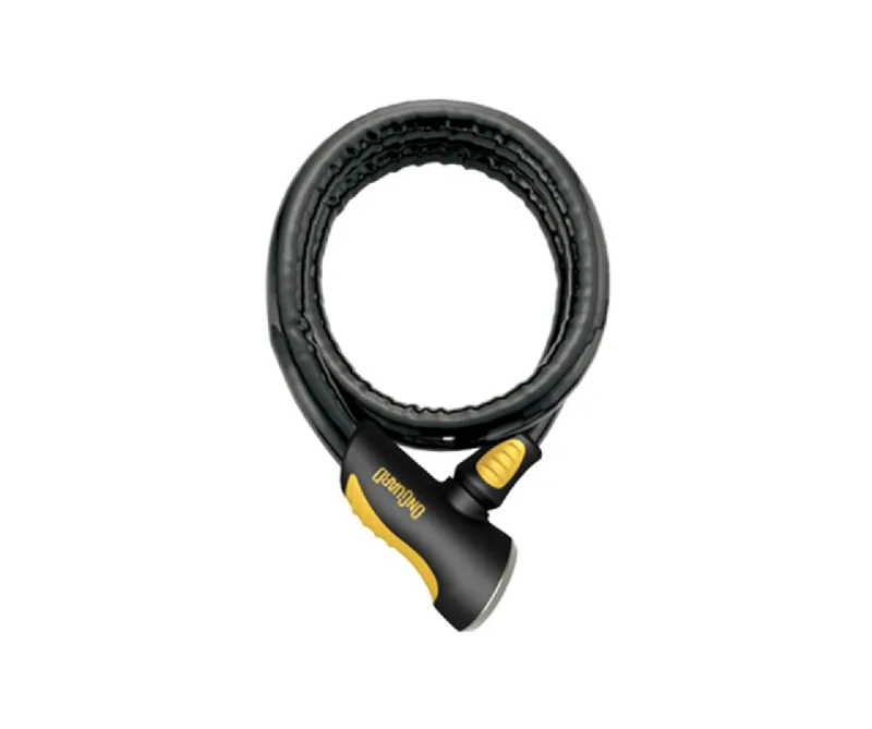 Onguard Rottweiler 8024 1200x25mm Armoured Cable Lock in Black/Yellow 