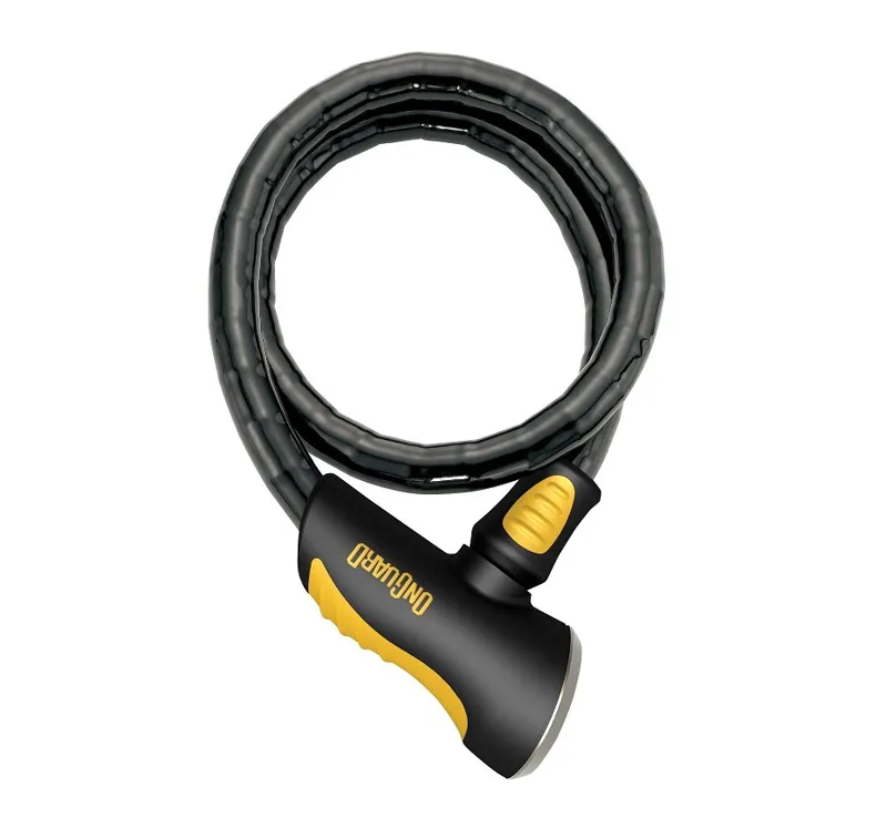 Onguard Akita 8037 1000x20mm Cable Lock in Black/Yellow
