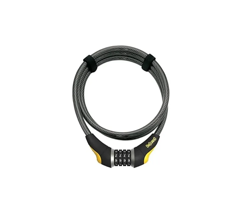 Onguard Akita 8041 1850x20mm Cable Lock in Black/Yellow