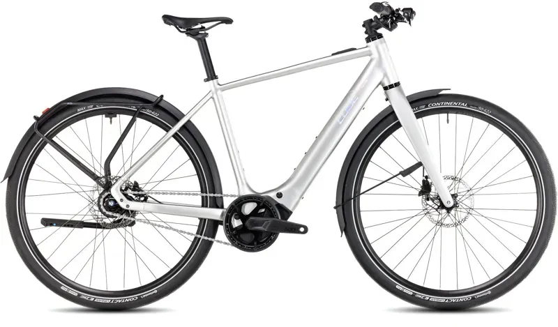 Cube Editor Hybrid Slx Fe 400x Hybrid Bike In Sleekgrey/Spectral