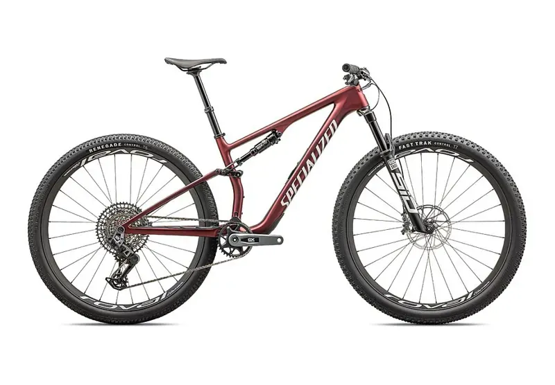 Specialized Epic Expert XC Mountain Bike in Red Sky/White
