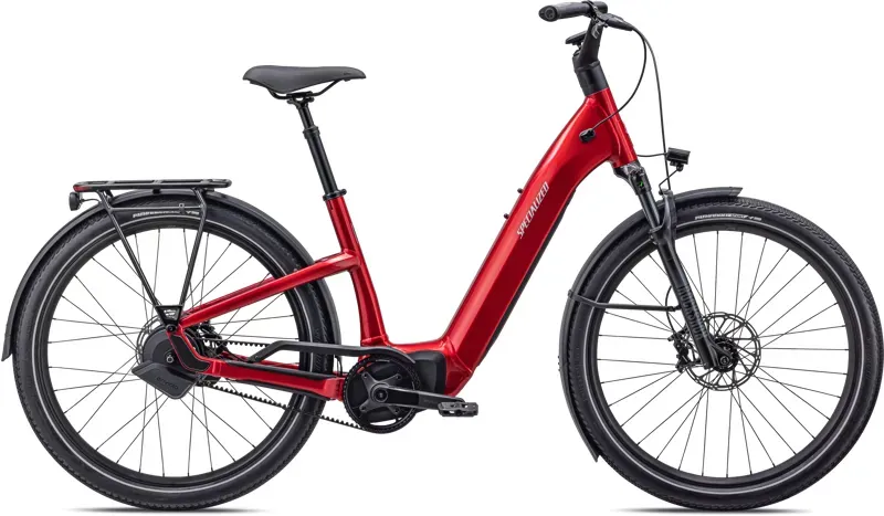 Specialized Turbo Como 5.0 IGH eBike in Red Tint/Silver Reflective