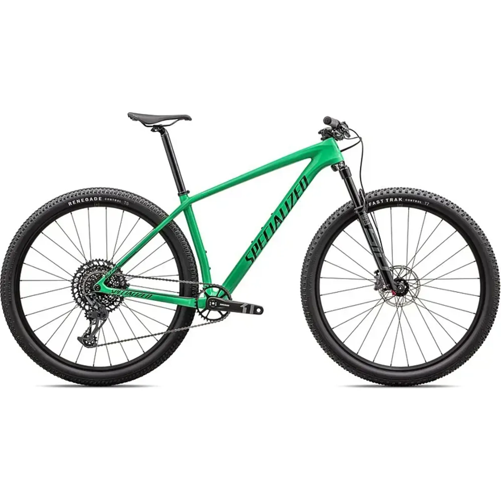 Specialized Epic Hardtail Comp XC Mountain Bike in Electric Green