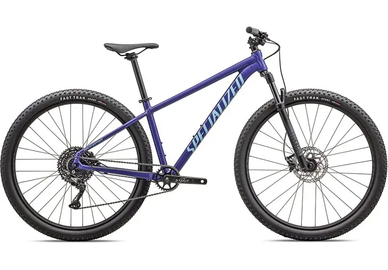 Specialized Rockhopper Comp Mountain Bike In Gloss Purple Haze/Astral Blue