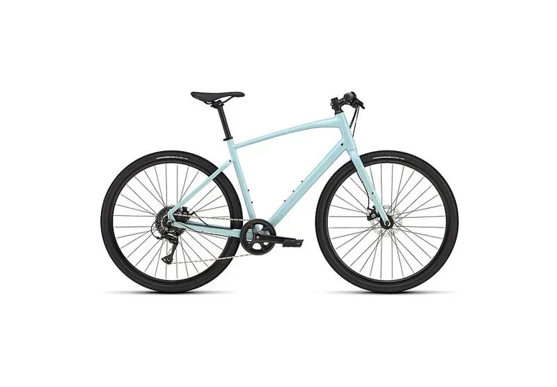 Specialized Sirrus X 1.0 Hybrid Bike In Sea Foam/Dune White
