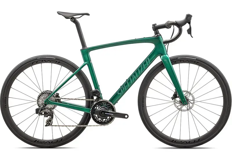 Specialized Roubaix SL8 Pro Road Bike In Gloss Metallic Pine