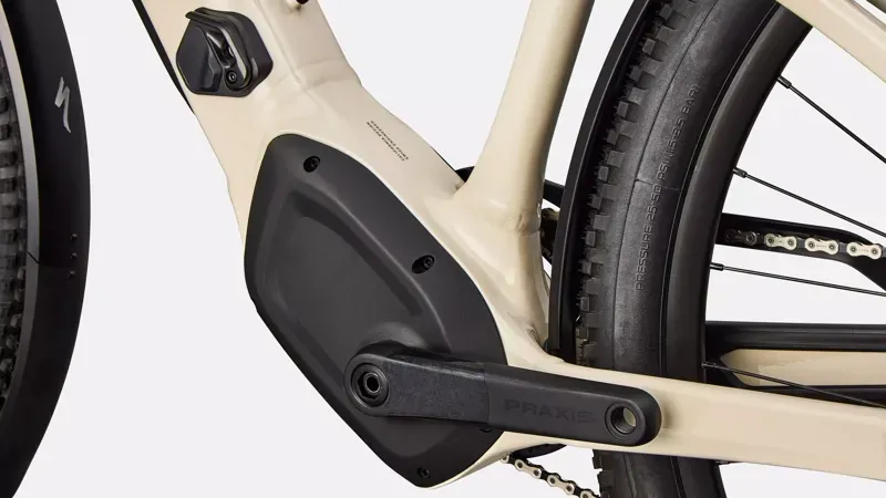 Specialized Turbo Tero 5.0 EQ eHybrid Bike in White Mountains-6