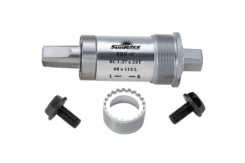 Sunrace SQUARE TAPER BOTTOM BRACKET FOR 68MM SHELL ALLOY CUPS