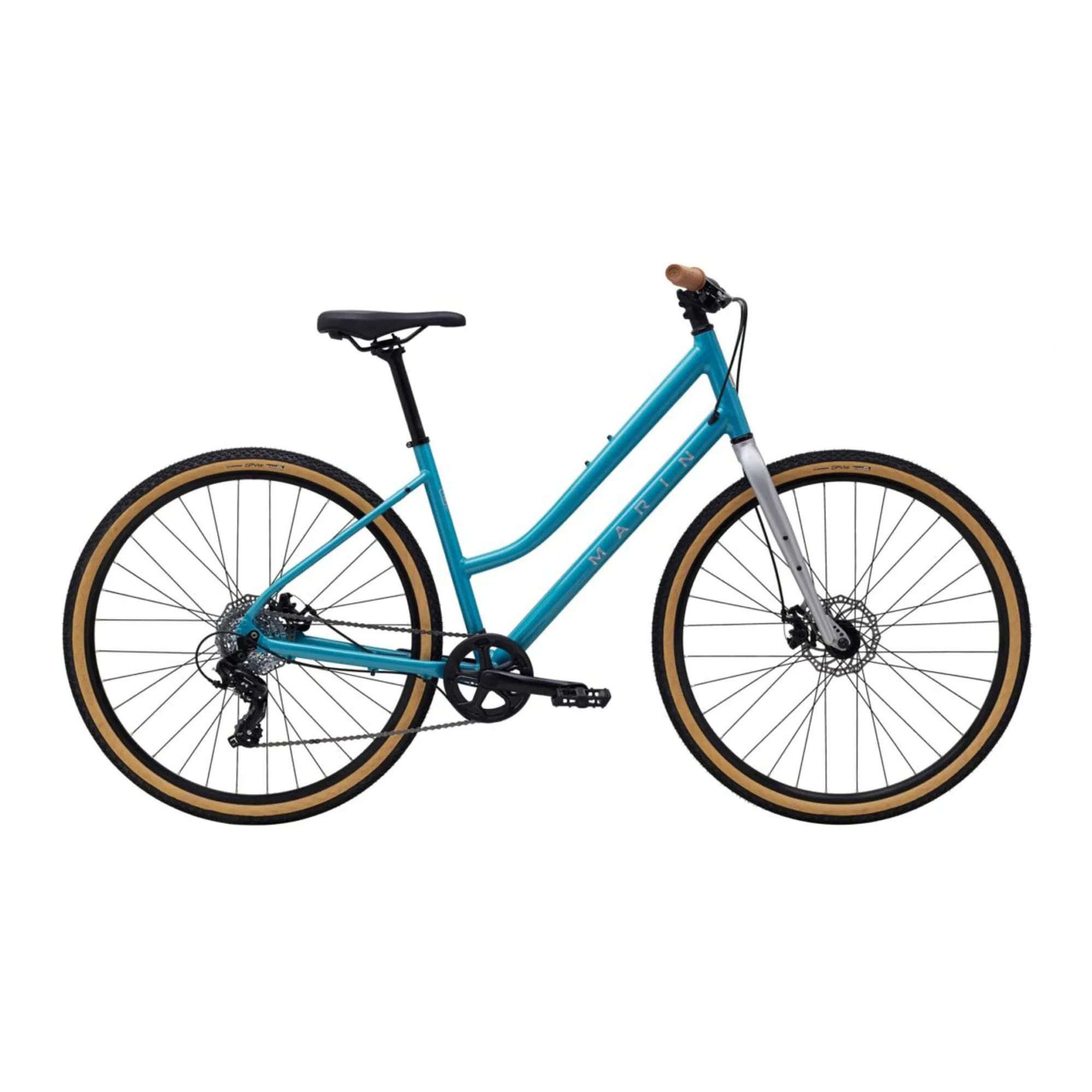 Marin Kentfield ST Womens Hybrid Sports Bike in Gloss Teal