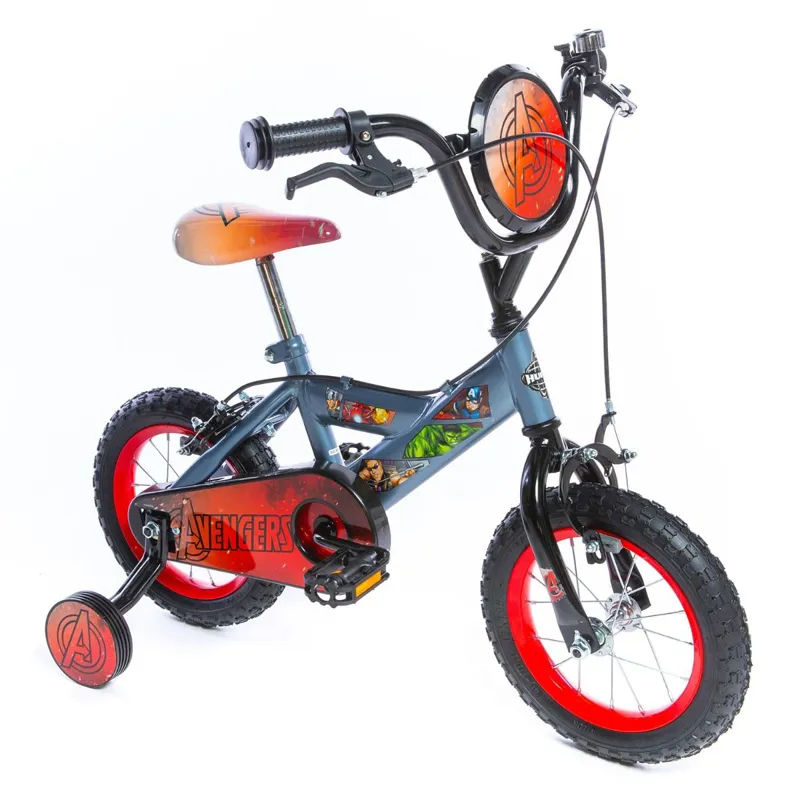 Huffy Avengers Kid's Bike: Grey/Red. 12 Inch