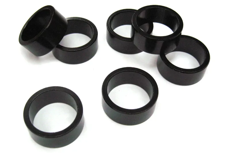 TCD Headset Spacers 1 1/8 Ahead - Black 15mm - each