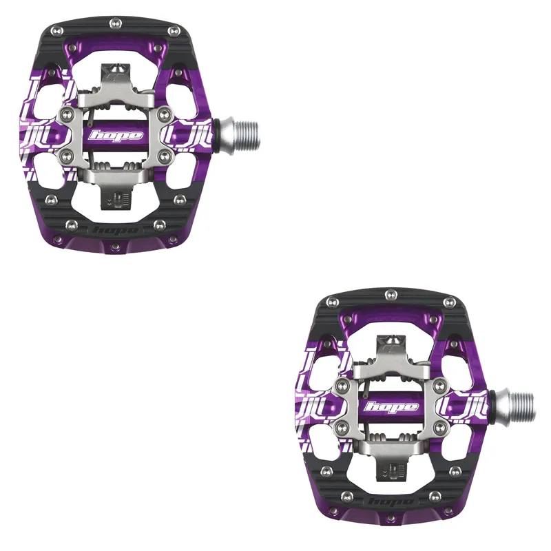 Hope  Union Gravity Pedals - Pair - Purple