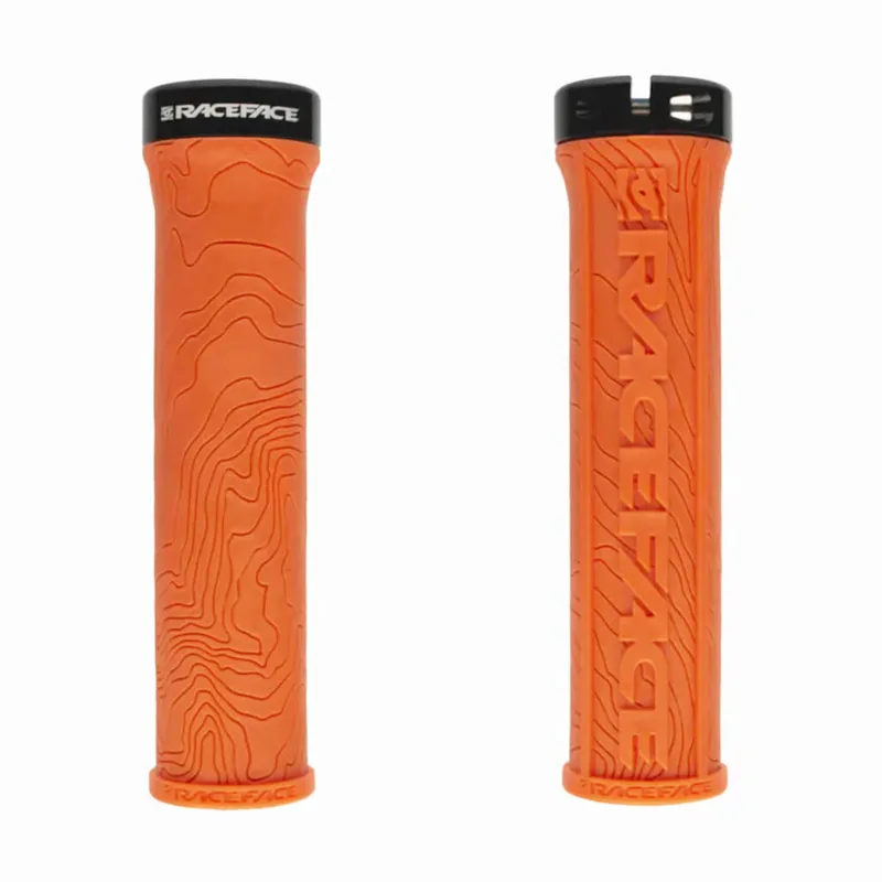 Race Face Half Nelson Lock On Grips in Orange