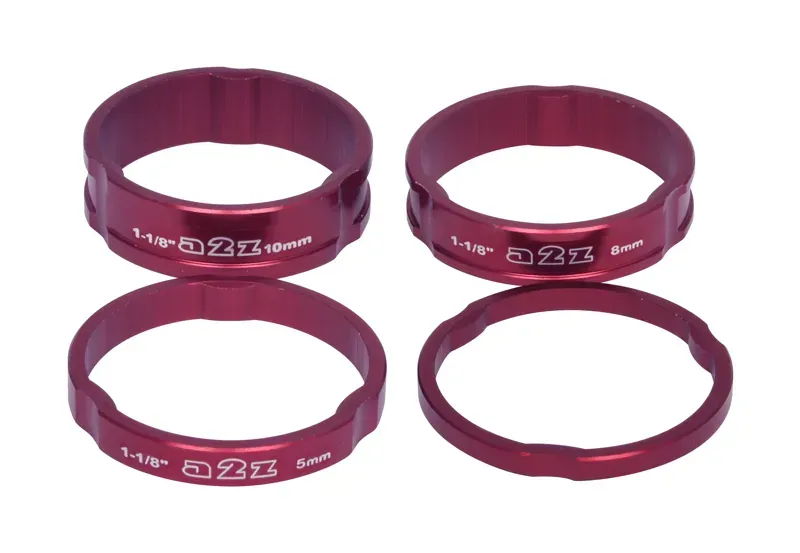 A2Z Headset 1.1/8 Spacers In Red