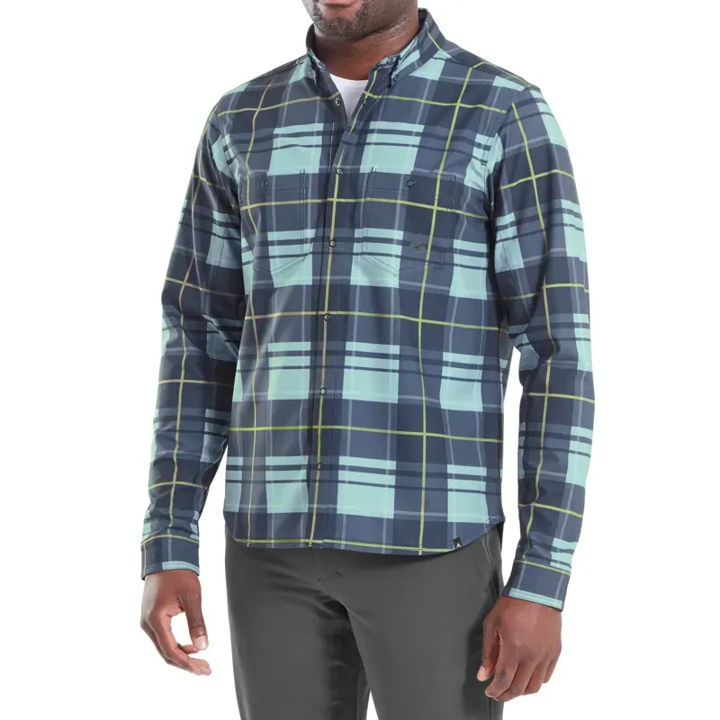 Altura All Roads Unisex Cycling Shirt in Blue Check-3