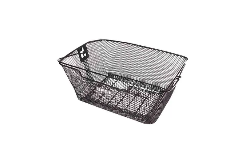 Basil Capri Rear Basket in Black