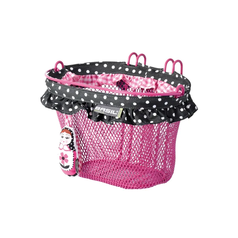 Basil Jasmin Baboushka Kids Basket in Pink