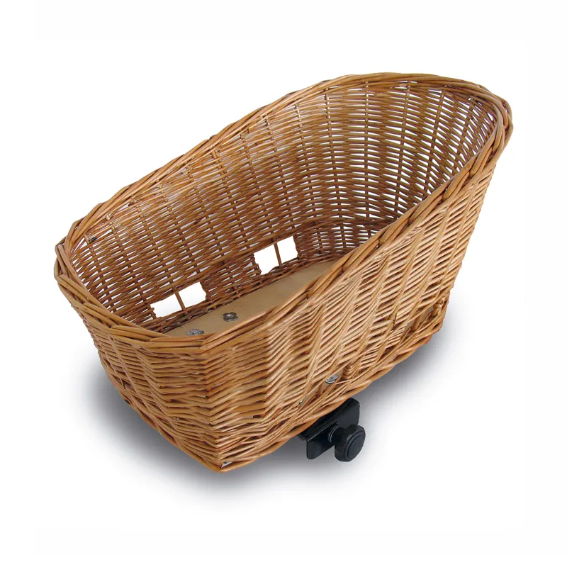 Basil Pasja 45cm Wicker Rear Dog Basket in Brown