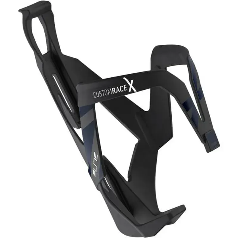 Elite Custom Race X Resin Bottle Cage in Black/Blue