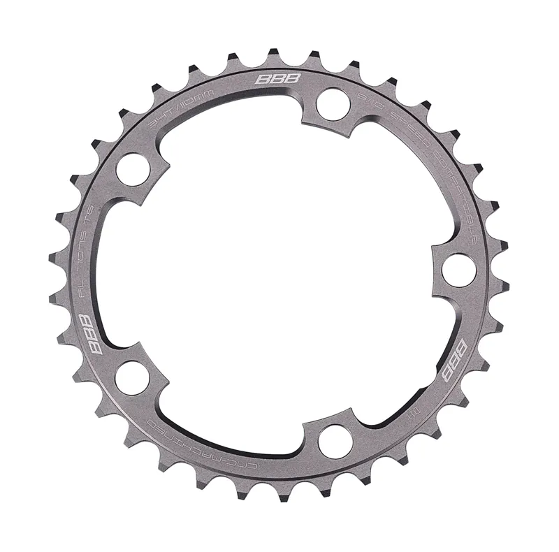 BBB CompactGear 34t 110BCD Chainring in Silver