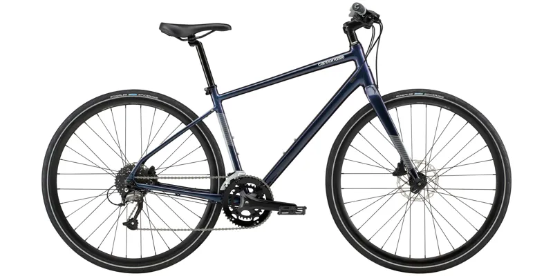 2021 Cannondale Quick Disc 3 Hybrid Bike in Blue
